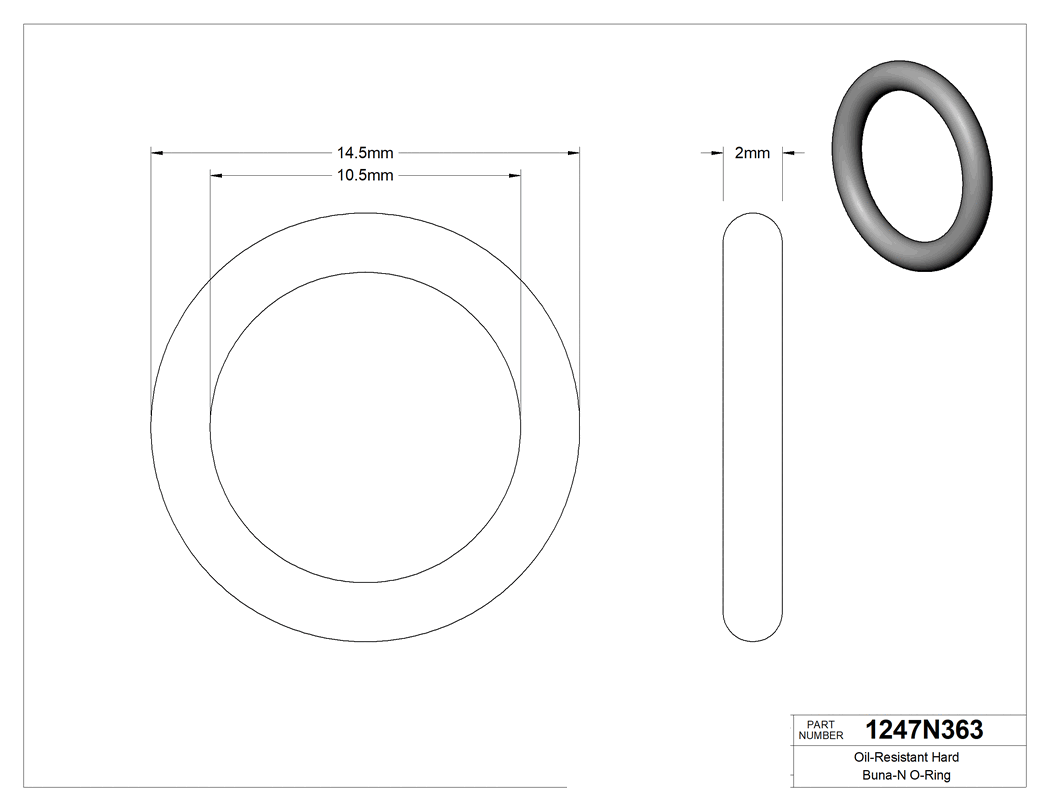 Technical drawing - 1247N363